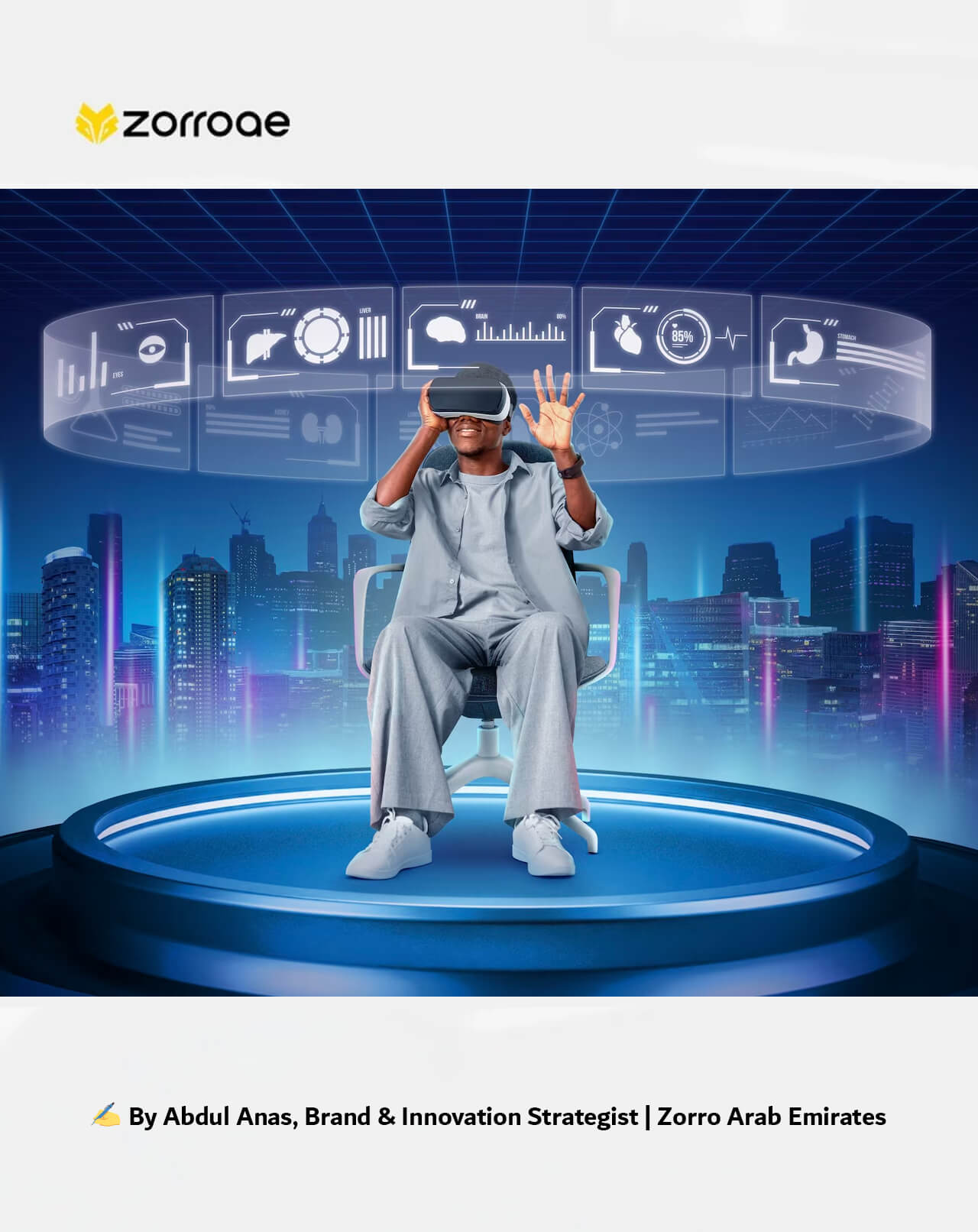 Zorro Arab Emirates design schematic showcasing smart innovation workflows